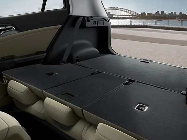 Remote 2nd-row seatback folding