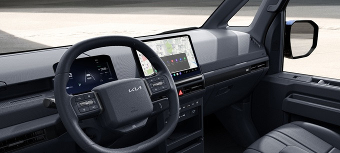 Wide front view for safer driving