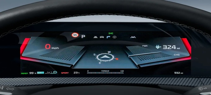 12.3" Digital Dash Cluster