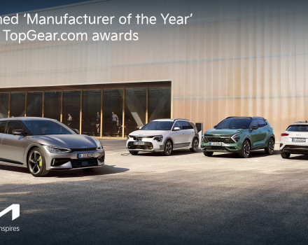 كيا تحصد لقب "الشركة المصنعة لهذا العام" خلال جوائز "توب غير 2022" TopGear.com